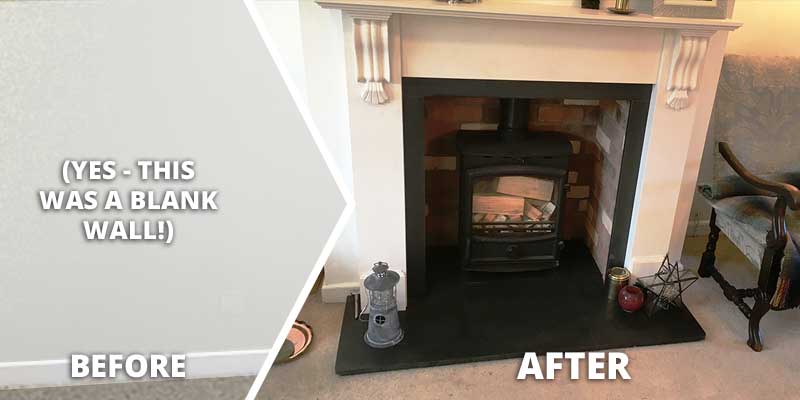 Wood Burning Stove Installation in Sidmouth, Devon