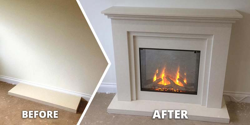 Electric Fire and Surround Installations in Exmouth and East Devon