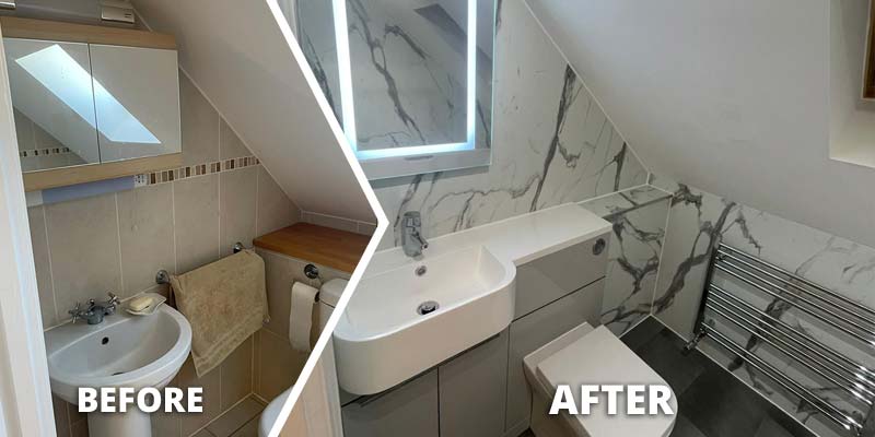 The ‘Magic of Marble’ Bathroom Renovation in Crediton