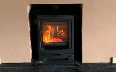 The installation of the Capital Fireplaces Woodrow 5kw Stove